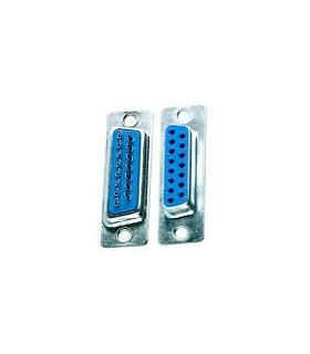 CONECTOR DB15 HEMBRA 2 LINEAS