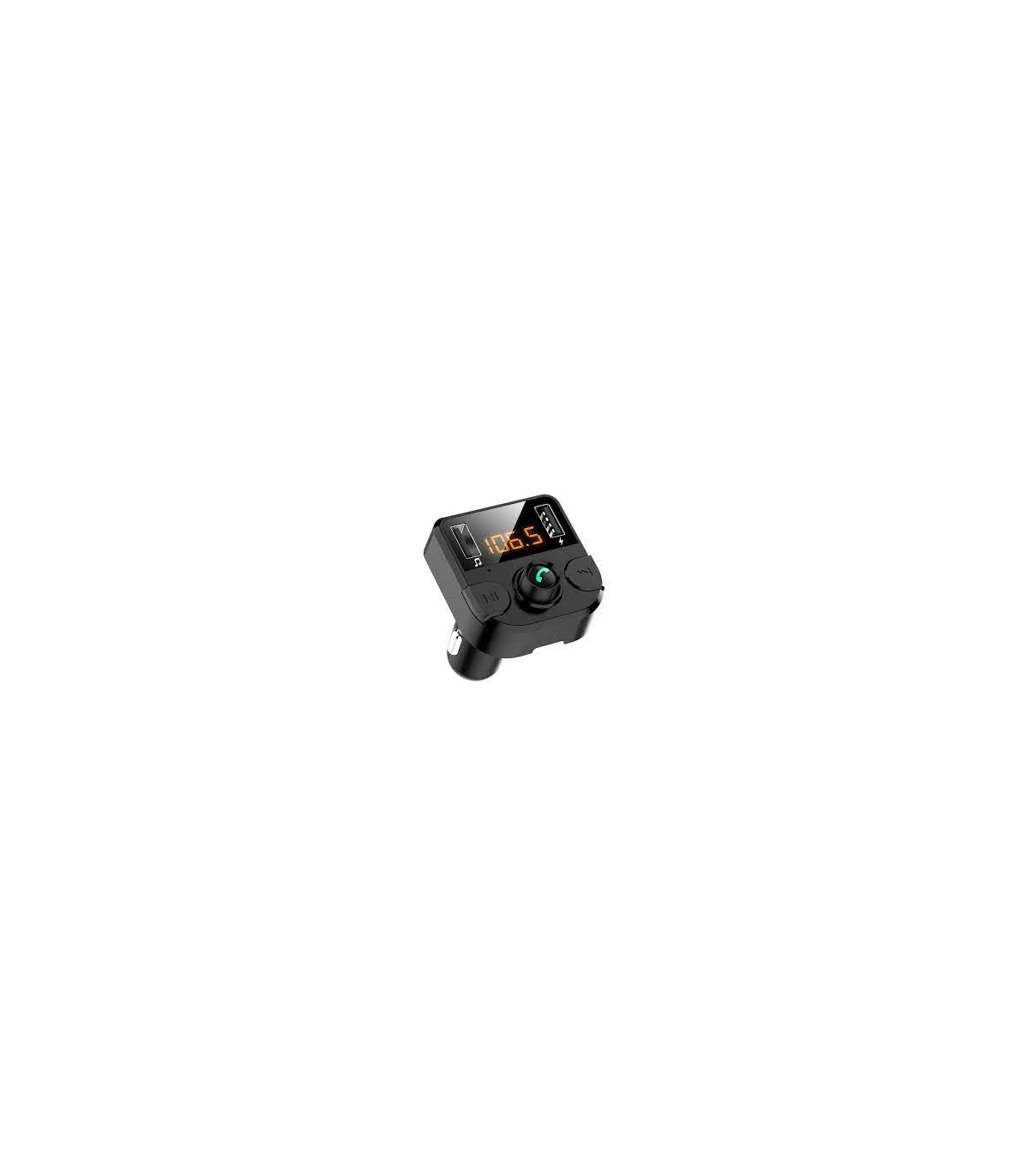 TRANSMISOR FM BLUETOOTH CARGADOR PARA CARRO CAR F15