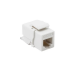 JACK COUPLER RJ11 BLANCO PARA TELEFONIA