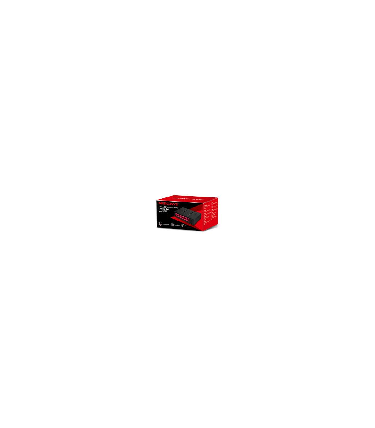 SWITCH 5 PUERTOS GIGABIT 10/100/1000 MERCUSYS MS105G