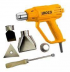 PISTOLA DE CALOR INGCO 2000W 480 GRADOS 4 ACCESORIOS