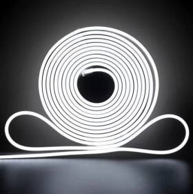 ROLLO DE LED NEON 5 METROS LUZ BLANCA 12V