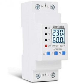 PROTECTOR DE VOLTAJE INTEGRAL 120V 60A MONTAJE DIN RIEL