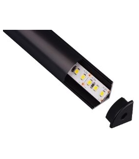 PERFIL PARA CINTA LED TRIANGULAR (ESQUINERO) DE ALUMINIO 3 METRO