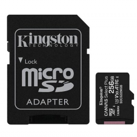 MEMORIA KINGSTON 256 GB - MEMORIAS MICRO SD + ADAPTADOR