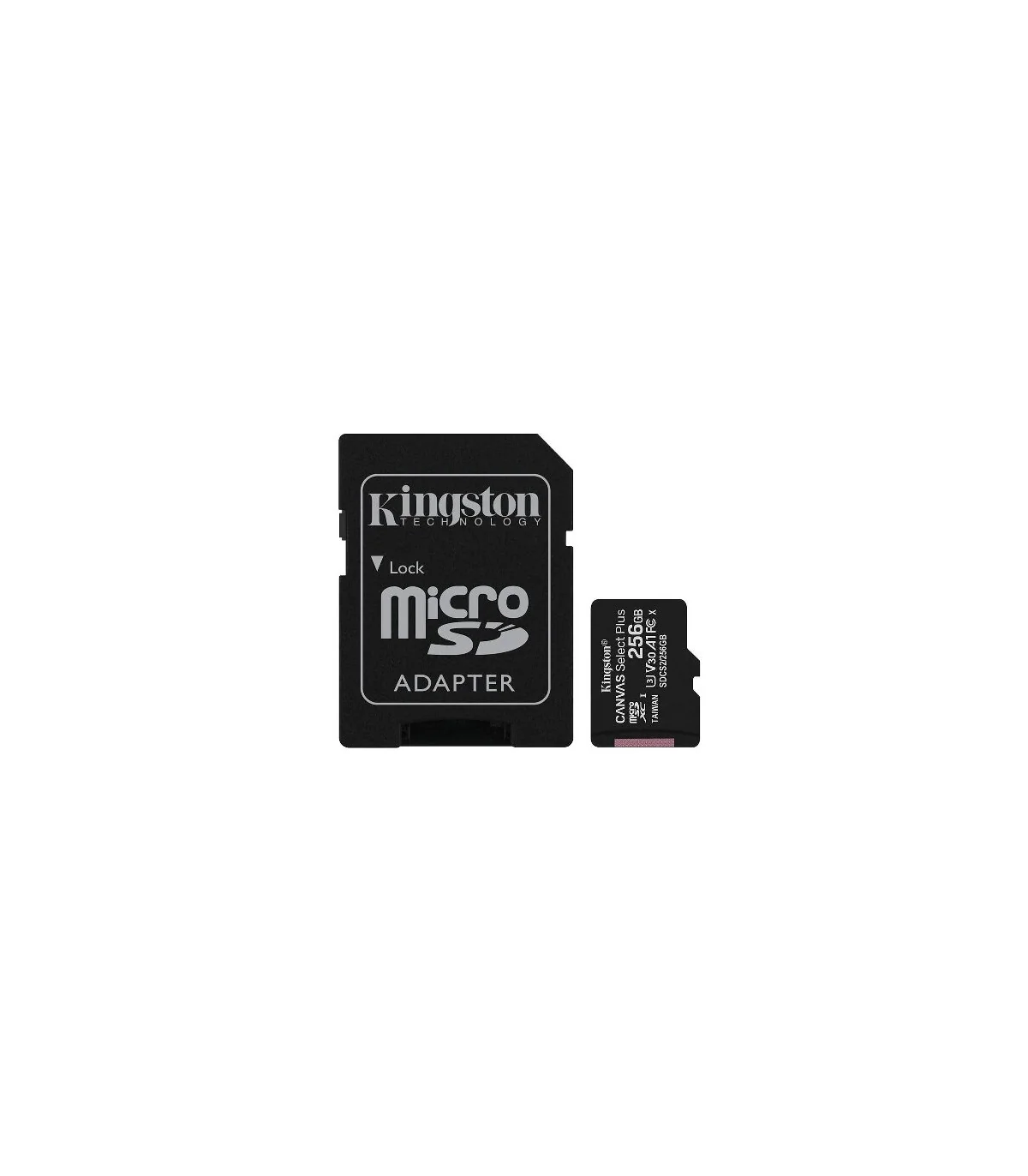 MEMORIA KINGSTON 256 GB - MEMORIAS MICRO SD + ADAPTADOR