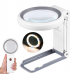 LUPA LED DE MANO 18LED 10X 30X