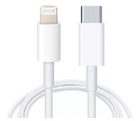 CABLE IPHONE - 1M LIGHTNING A TIPO C