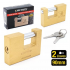 CANDADO 90MM ANTICIZALLA RECTANGULAR SECURITY