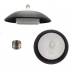 LAMPARA LED CAMPANA OVNI NEGRA 40W
