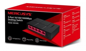 SWITCH 5 PUERTOS GIGABIT 10/100/1000 MERCUSYS MS105G