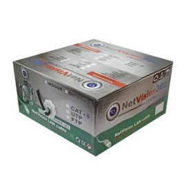 BOBINA DE CABLE UTP OUTDOOR NETVISION CAT6 305M