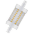 TUBO LED 8W 78MM 120V REEMPLAZO HALOGENO R7 6500K BLANCO