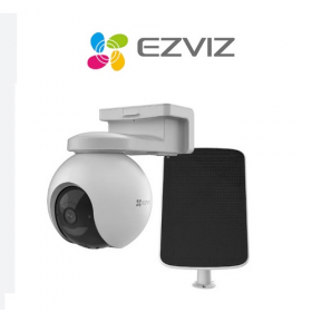 KIT CAMARA OUTDOOR IP WIFI SMART EZVIZ EB8 4G 2K 3MP BATERIA+PANEL SOLAR AUDIO BIDIRECCIONAL EB8/SP-