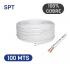 CABLE ELECTRICO SPT 100% COBRE NUM 14 ROLLO 100 METROS