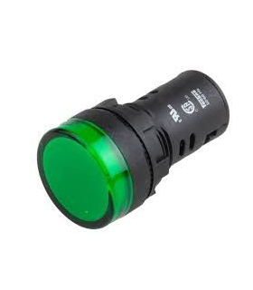 LUZ PILOTO 22MM 85-265VAC VERDE