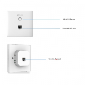 ACCESS POINT PARED TPLINK OMADA EAP115-WALL N300MBPS