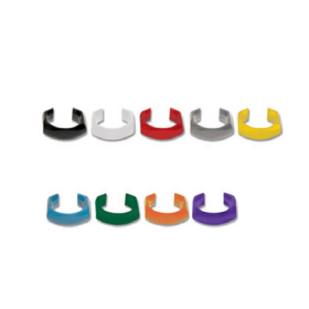 CLIP DE IDENTIFICACION PARA PATCH CORD SIEMON MC/ZM AMARILLO