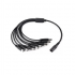 CABLE SPLITTER 3.5MM PULPO 8 PARA CAMARAS