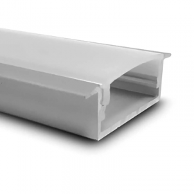 PERFIL PARA CINTA LED EMPOTRABLE DE ALUMINIO 2 METROS 1.5CM X 0.5CM X 2CM