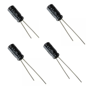 CONDENSADOR ELECT. 4.7 UF/25V
