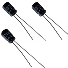 CONDENSADOR ELECT. 33 UF/25V