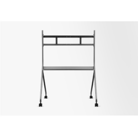 BASE DE PISO MOVIL PARA PANTALLAS INTERACTIVAS, TV Y MONITORES DE 55" 65" 75" DE ACERO HASTA 85KG