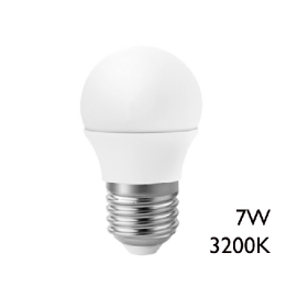 BOMBILLO LED BULBO HAMMER 7W G45 LUZ CALIDA 3200K PEQUEÑO ROSCA E27