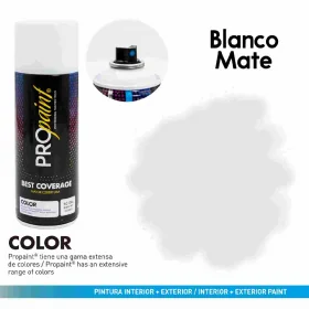 PINTURA EN AEROSOL BLANCO MATE/FLAT WHITE. MARCA PROPAINT 