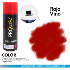 PINTURA EN AEROSOL ROJO VINO/ WW RED MARCA PROPAINT 