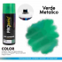PINTURA EN AROSOL VERDE METALICO/ FLASH GREEN MARCA PROPAINT 