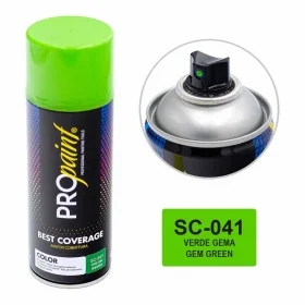 PINTURA EN AEROSOL VERDE GEMA/ GEM GREEN. MARCA PROPAINT 