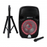 CORNETA BLUETOOTH AIWA 1000W CON BATERIA, MICROFONO, LUZ LED AWSP15TW