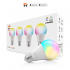 BOMBILLO LED INTELIGENTE WIFI 4 PACK 110V A19MULTICOLOR NEXXT