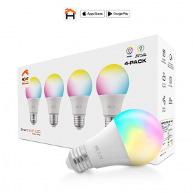 BOMBILLO LED INTELIGENTE WIFI 4 PACK 110V A19MULTICOLOR NEXXT