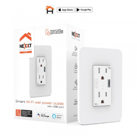 TOMACORRIENTE DE PARED INTELIGENTE USB WIFI NEXXT