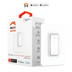 SWITCH CON REGULADOR DE INTENSIDAD LUMINOSA WIFI NEXXT