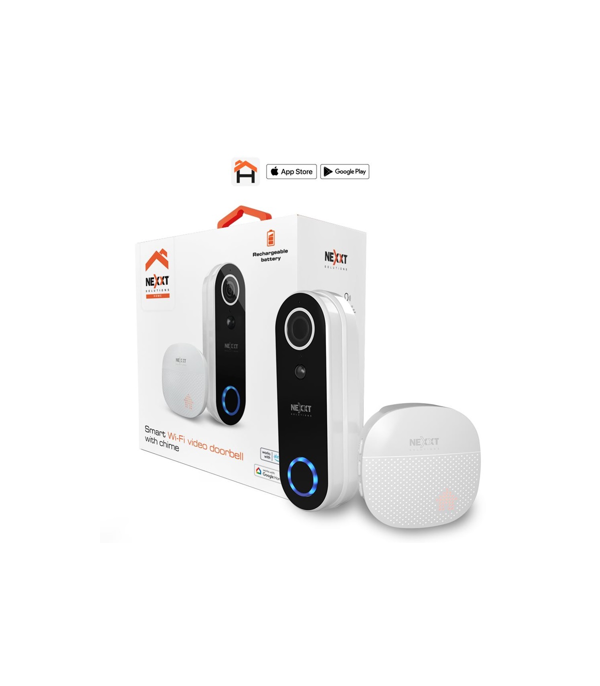 VIDEO PORTERO TIMBRE INTELIGENTE CON CAMARA WIFI NEXXT