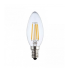 BOMBILLO LED FILAMENTO VELA 4W C37 ROSCA E14 DIMERIZABLE BLAUPUNKT