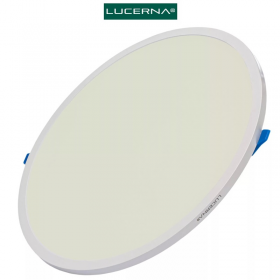 PANEL LED REDONDO P/EMPOTRAR 22W 8 PULG 4K HIGH LUMEN LUCERNA